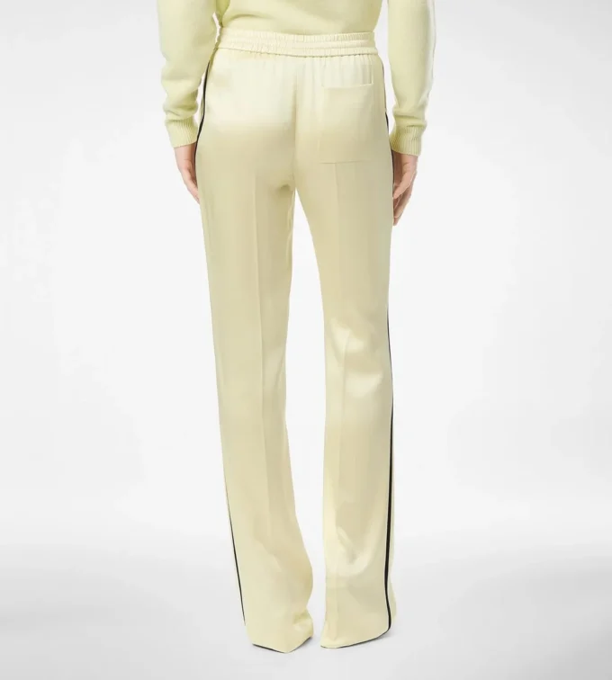 Pantalones de chándal de doble satén de seda Pantalones de chándal de doble satén de seda