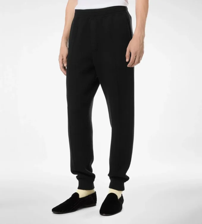 Pantalones de chándal de lana doble cara Pantalones de chándal de lana doble cara