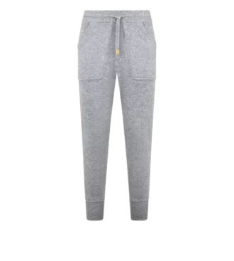 Pantalones de chándal de punto de cachemira suave