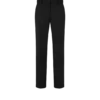 Pantalones de gabardina de lana con ribetes Pantalones de gabardina de lana con ribetes