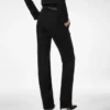 Pantalones de gabardina de lana con ribetes Pantalones de gabardina de lana con ribetes
