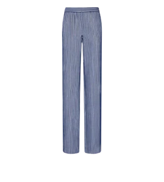 Pantalones de georgette de seda bordados con lentejuelas Pantalones de georgette de seda bordados con lentejuelas