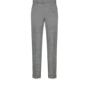 Pantalones de lana, seda y lino con tejido Sharkskin Pantalones de lana, seda y lino con tejido Sharkskin