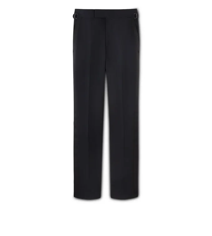 Pantalones de noche O’Connor de mohair negro