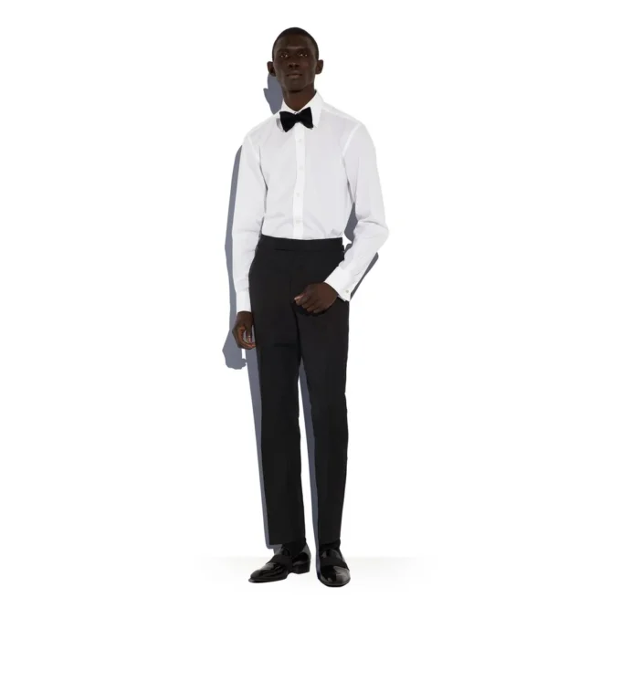 Pantalones de noche O’Connor de mohair negro