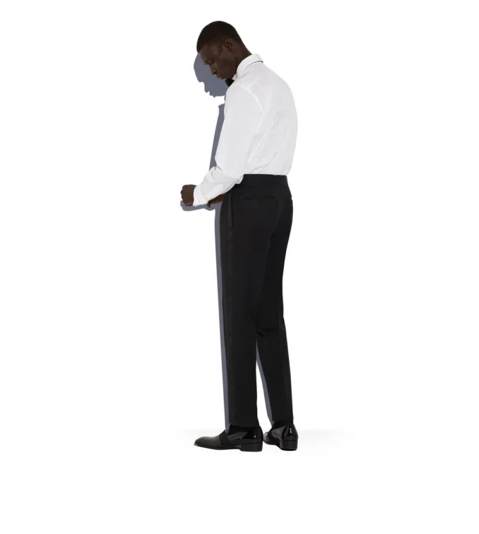 Pantalones de noche O’Connor de mohair negro