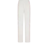 Pantalones de pijama de sarga de seda con ribetes Pantalones de pijama de sarga de seda con ribetes