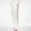 Pantalones de pijama de sarga de seda con ribetes Pantalones de pijama de sarga de seda con ribetes