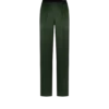 Pantalones de pijama de satén de seda elástico Pantalones de pijama de satén de seda elástico
