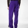 Pantalones de sarga doble divisible de cachemira Pantalones de sarga doble divisible de cachemira