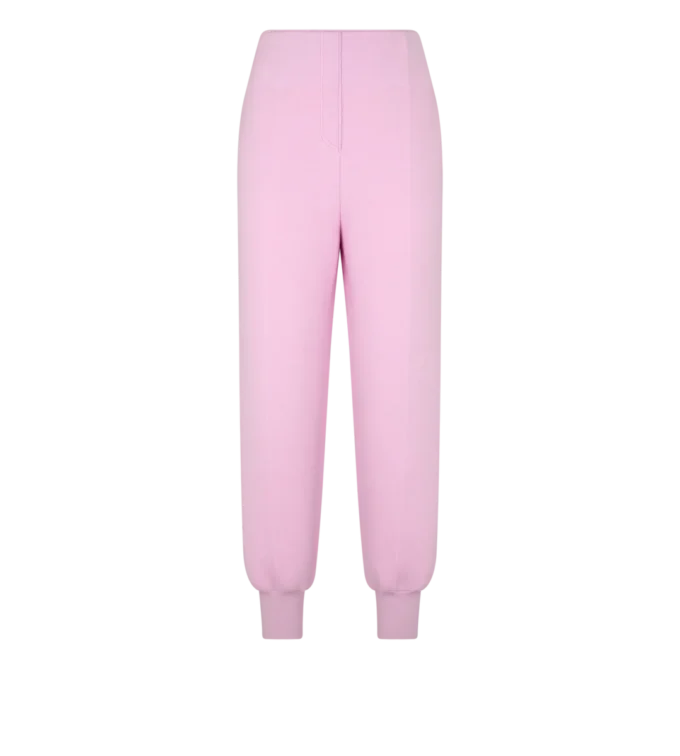 Pantalones deportivos esculturales de mezcla de cachemira ultrafina Pantalones deportivos esculturales de mezcla de cachemira ultrafina