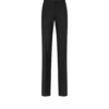 Pantalones rectos de esmoquin entallados de mezcla de lana y seda Pantalones rectos de esmoquin entallados de mezcla de lana y seda