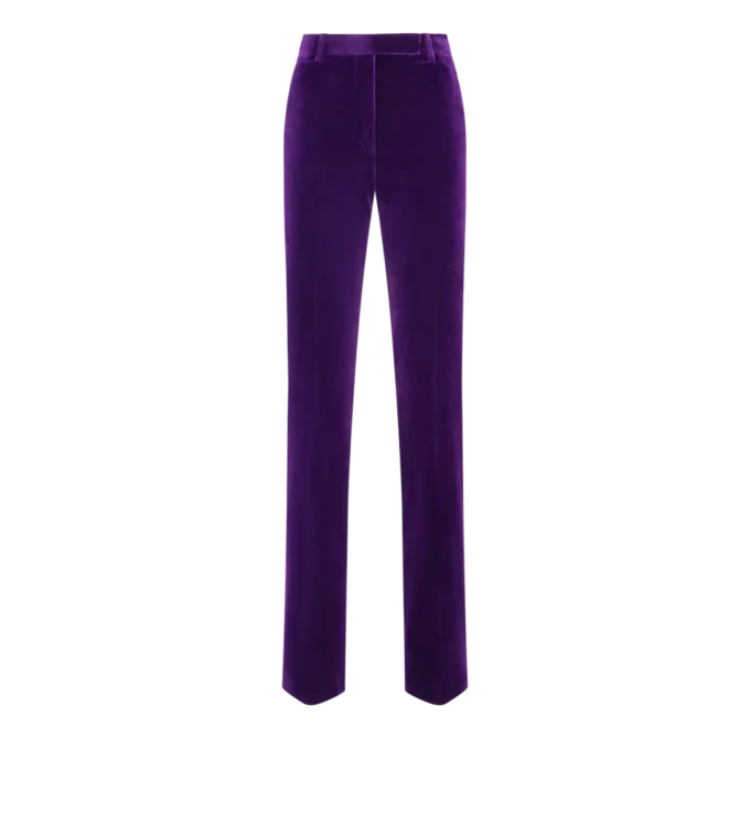 Pantalones rectos de terciopelo de algodón Pantalones rectos de terciopelo de algodón