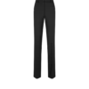 Pantalones rectos entallados con diseño en espiga Pantalones rectos entallados con diseño en espiga