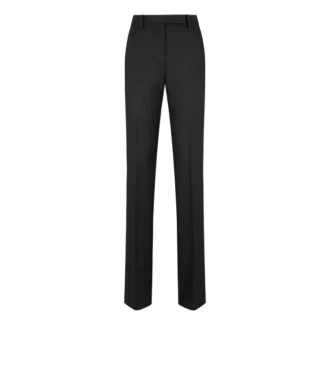 Pantalones rectos entallados con diseño en espiga