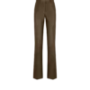Pantalones rectos entallados de jacquard de cocodrilo Pantalones rectos entallados de jacquard de cocodrilo