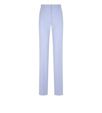 Pantalones rectos entallados de lana ligera de doble cara Pantalones rectos entallados de lana ligera de doble cara