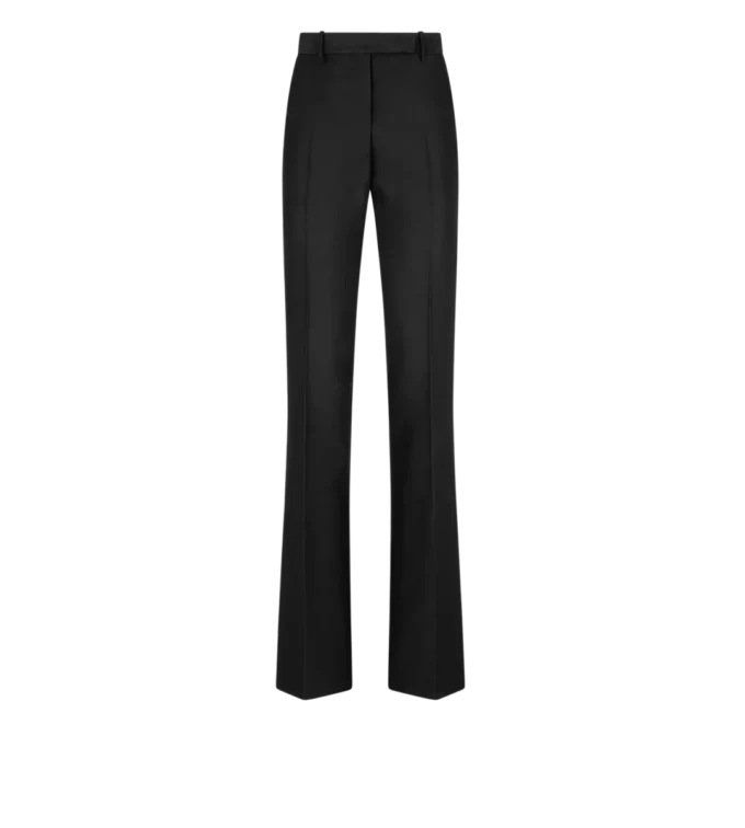 Pantalones rectos entallados de lana y seda Radzmir Pantalones rectos entallados de lana y seda Radzmir