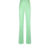 Pantalones rectos entallados de mezcla de algodón y seda lavada Pantalones rectos entallados de mezcla de algodón y seda lavada