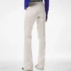 Pantalones rectos entallados de mezcla de algodón y seda lavada Pantalones rectos entallados de mezcla de algodón y seda lavada
