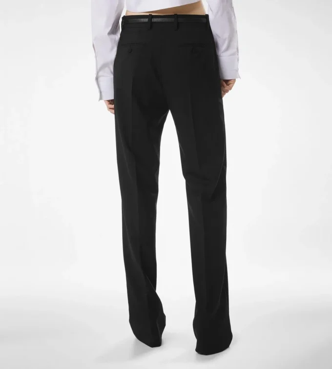Pantalones rectos holgados Fresco Lana Pantalones rectos holgados Fresco Lana
