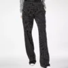 Pantalones rectos relajados con pliegues de lana y algodón a rayas Barathea Pantalones rectos relajados con pliegues de lana y algodón a rayas Barathea