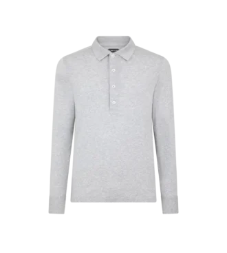 Polo de algodón, cachemira y seda