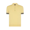 Polo de algodón y seda con ribetes en contraste Polo de algodón y seda con ribetes en contraste