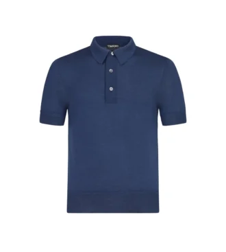 Polo de cachemira y seda de calibre fino