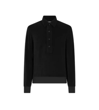 Polo de manga larga de felpa