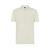 Polo de piqué con mezcla de seda Polo de piqué con mezcla de seda
