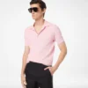 Polo de piqué de seda y algodón Polo de piqué de seda y algodón