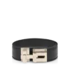 Pulsera con cierre en T de piel granulada flexible Pulsera con cierre en T de piel granulada flexible