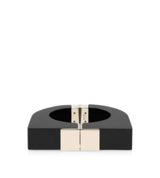 Pulsera decorativa de plexiglás y latón