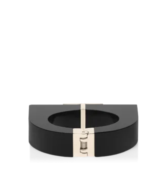 Pulsera decorativa de plexiglás y latón