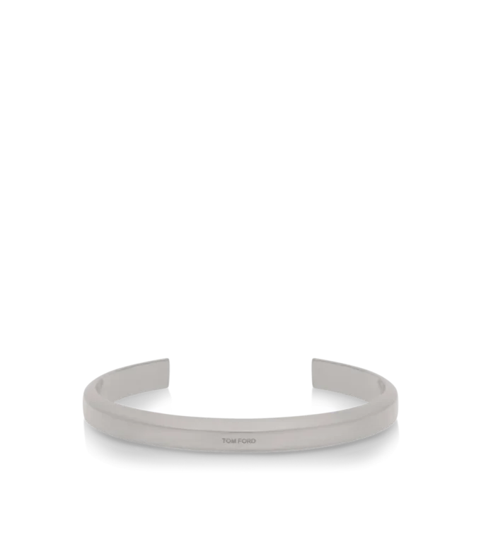 Pulsera lisa plateada Pulsera lisa plateada