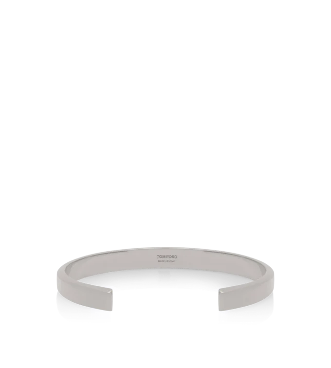 Pulsera lisa plateada Pulsera lisa plateada