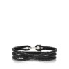 Pulsera T de cuero trenzado Pulsera T de cuero trenzado