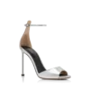 Sandalias con correa al tobillo y estampado laminado Tejus Spire
