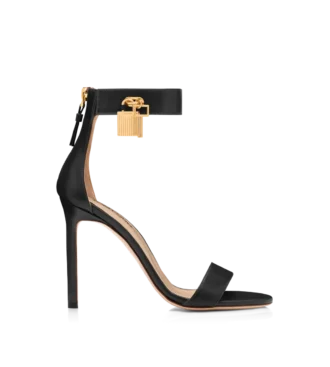 Sandalias de cuero con candado