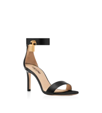 Sandalias de cuero con candado