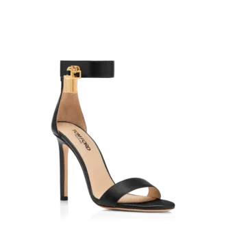 Sandalias de cuero con candado