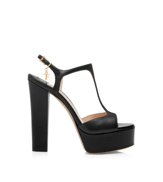 Sandalias de plataforma Angelina de piel napa