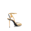 Sandalias de punta con cierre de cuero napa laminado 85 mm Sandalias de punta con cierre de cuero napa laminado 85 mm
