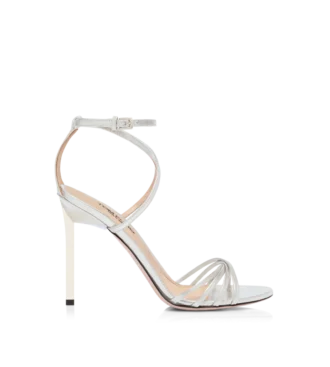 Sandalias Ida con estampado laminado de lagarto