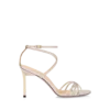 Sandalias Ida de pitón laminado estampado Sandalias Ida de pitón laminado estampado