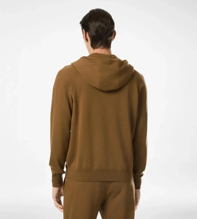 Sudadera con capucha de cachemira merino Sudadera con capucha de cachemira merino