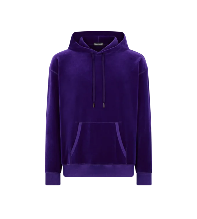 Sudadera con capucha de terciopelo Sudadera con capucha de terciopelo