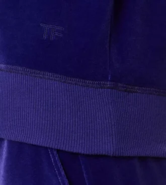 Sudadera con capucha de terciopelo