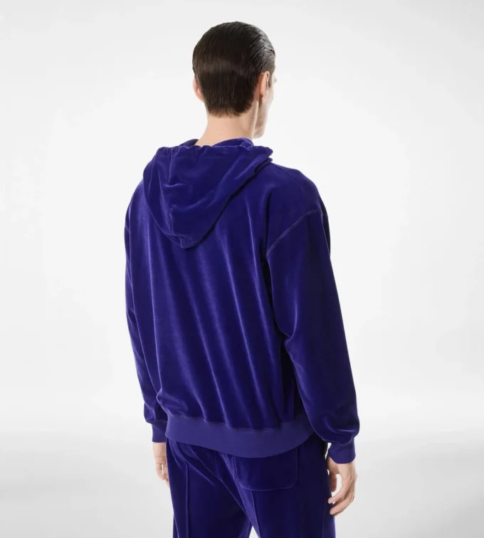 Sudadera con capucha de terciopelo Sudadera con capucha de terciopelo